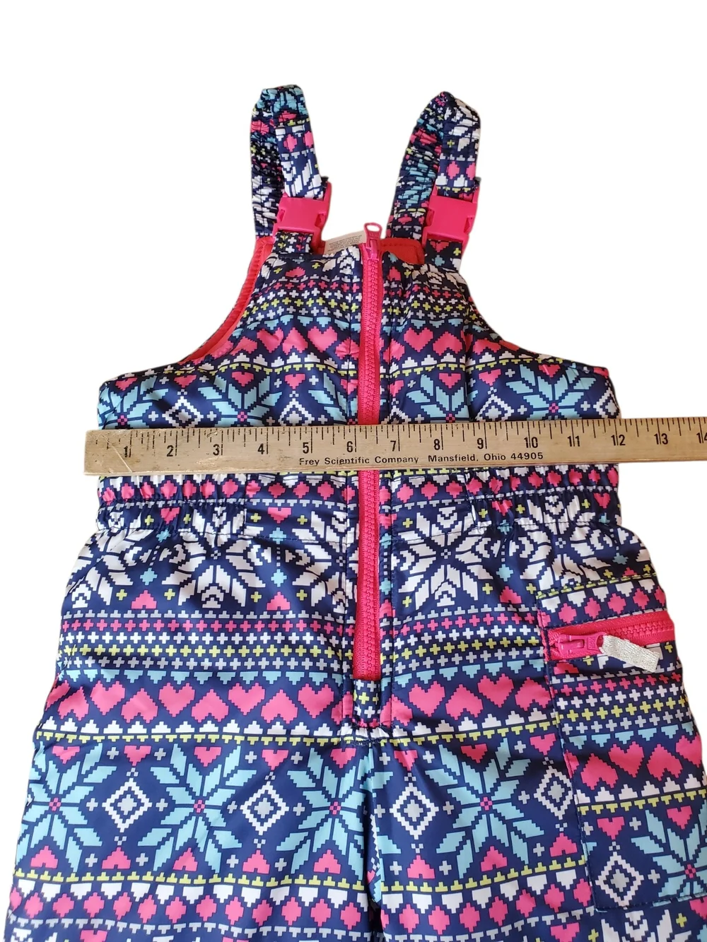 Carter's Fair Isle Snow Bib Overalls 2T #350